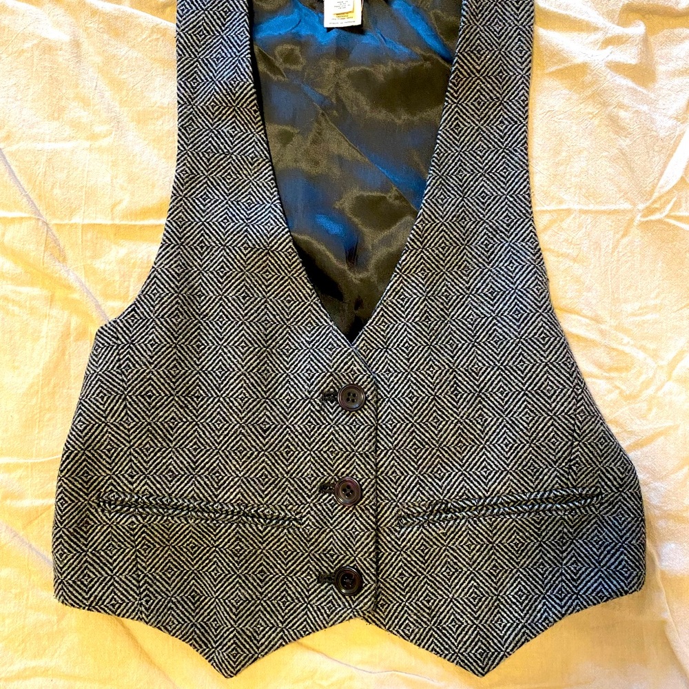 Urban Outfitters LUX Button Formal Vest XS